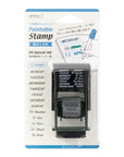 Midori - Bemalbarer Drehstempel, Wochentage
