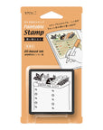 Midori - Bemalbarer Stempel, Shopping Liste