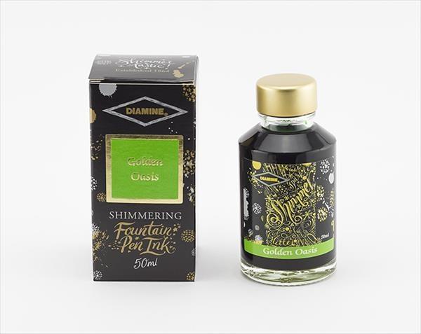 Diamine Shimmering Ink - Golden Oasis, 50ml