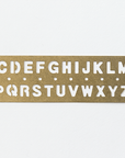 Traveler's Notebook Company - Messing Lesezeichen Alphabet