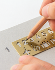 Traveler's Notebook Company - Messing Lesezeichen Zahlen