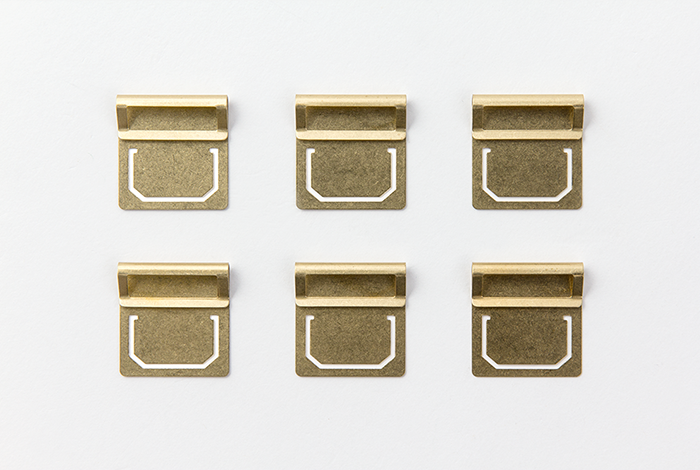 Traveler's Notebook Company - Brass Index Clips