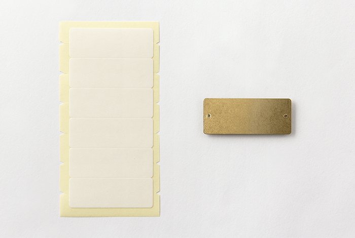 Traveler's Notebook Company - Brass Plates