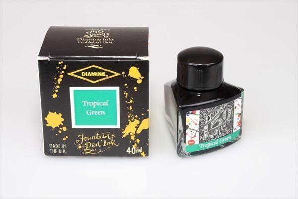 Diamine Anniversary Ink - Tropical Green, 40 ml
