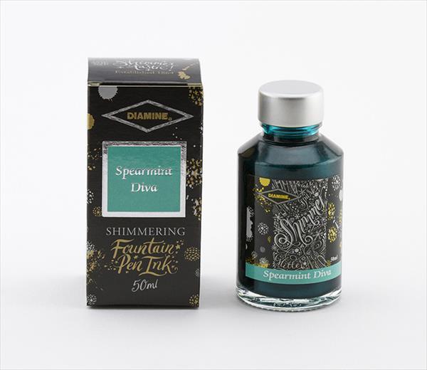 Diamine Shimmering Ink - Spearmint Diva, 50 ml