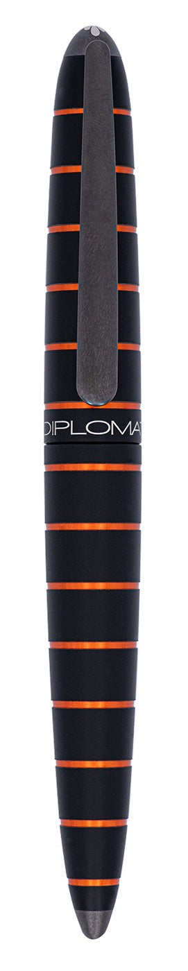 Diplomat - Elox Ring Füllhalter schwarz/orange