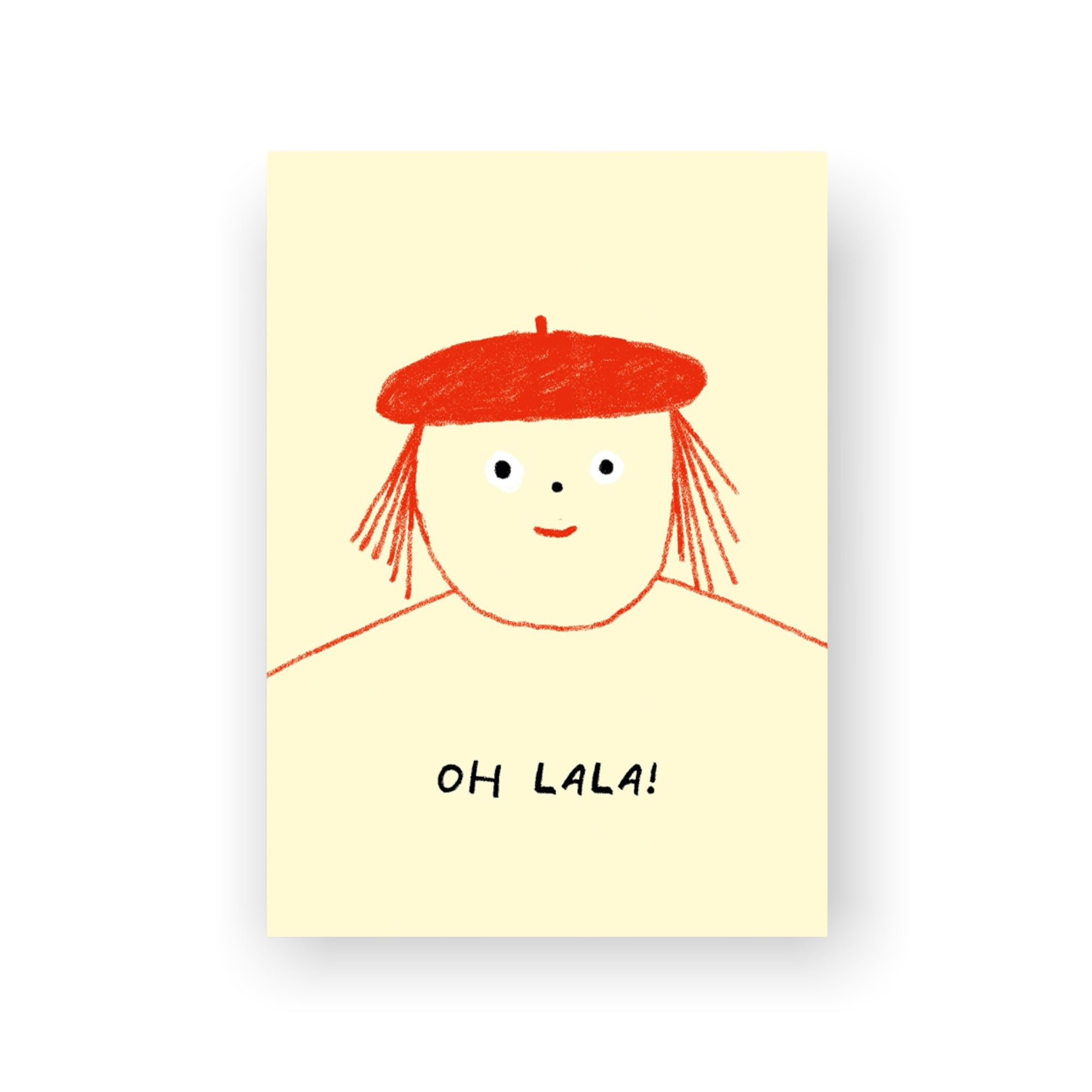 Postkarte Oh lala