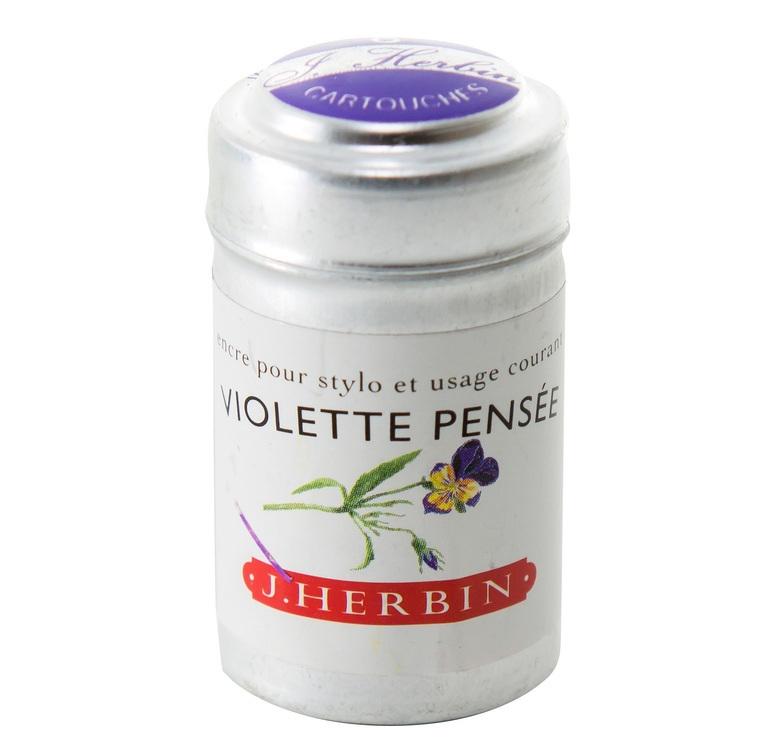 Herbin - Violette pensee (stiefmütterchenviolett), 6 Patronen