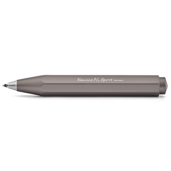 Kaweco Tintenroller in grau/anthrazit mit silbernen Details, wie der Schrift