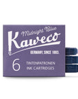 Kaweco Tintenpatronen, 6 Stück Midnight Blue