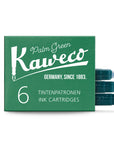 Kaweco Tintenpatronen, 6 Stück Palm Green