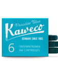 Kaweco ink cartridges, 6 pieces Paradise Blue