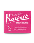 Kaweco Tintenpatronen, 6 Stück Ruby Red