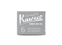 Kaweco ink cartridges, 6 pieces, Smokey Grey