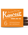 Kaweco Tintenpatronen, 6 Stück Sunrise Orange