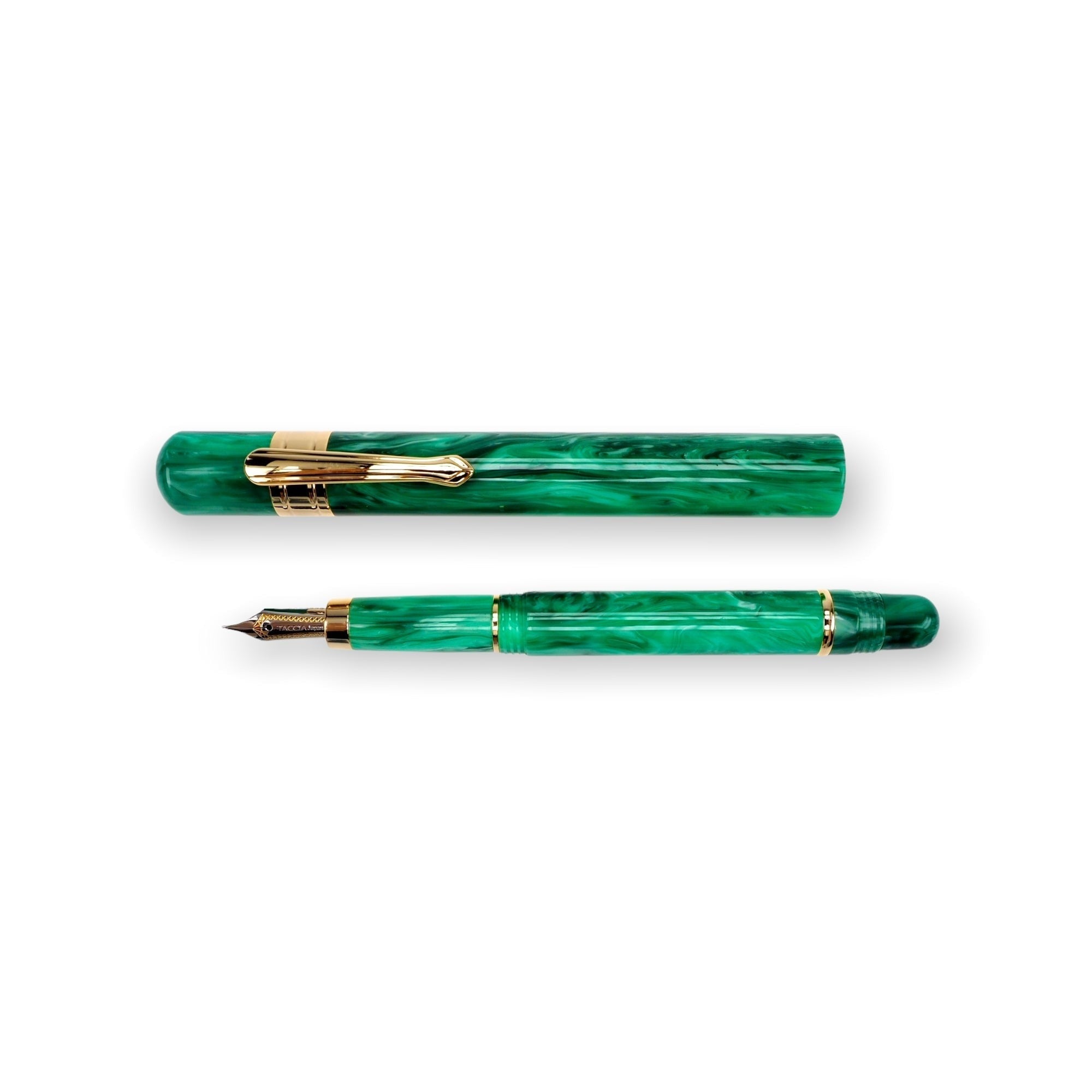 Taccia Covenant fountain pen, Malachite
