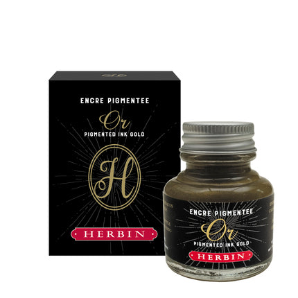 Herbin Metallpigment Tinte - gold