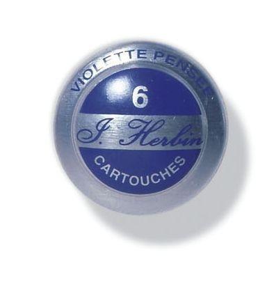 Herbin - Violette pensee (stiefmütterchenviolett), 6 Patronen