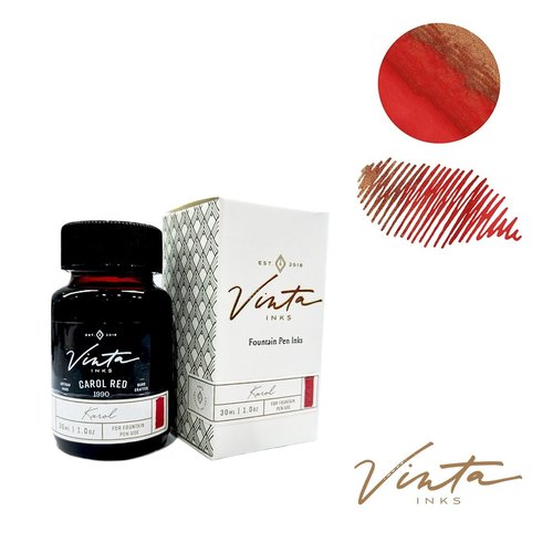 Vinta Inks - Carol Red Seasonal