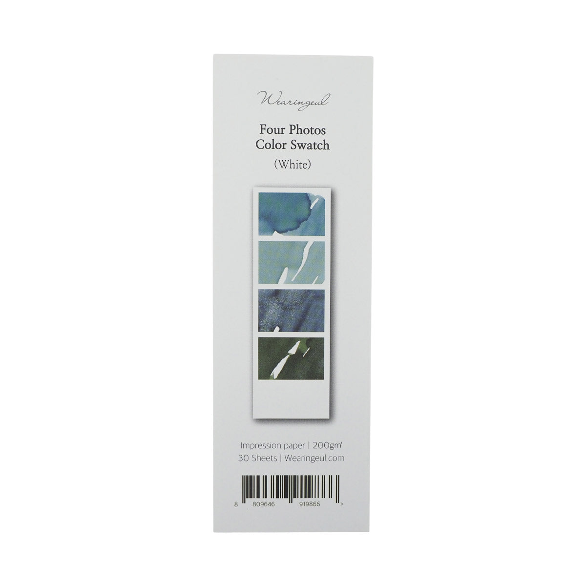 Wearingeul - Four Colour Swatch Karten (weiß)