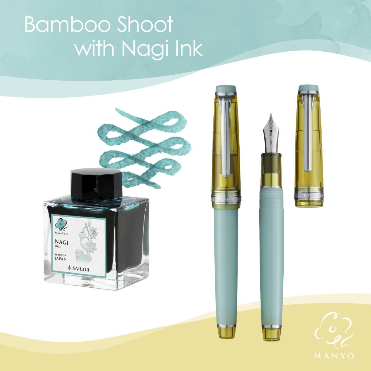 Sailor Manyo Fountain Pen - Cherry Blossom