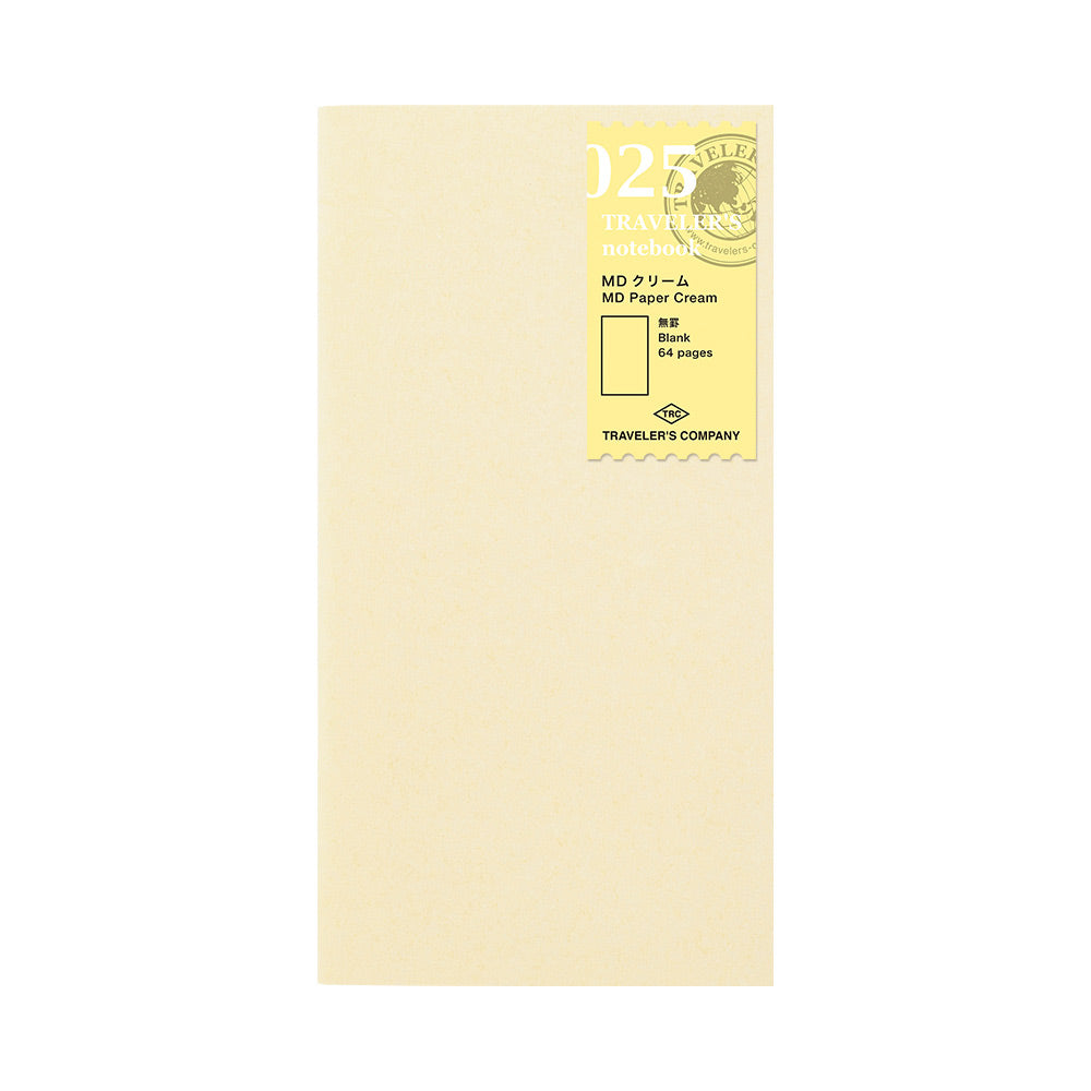 Traveler&#39;s Notebook Company - Midori Papier Refill Cream (025)