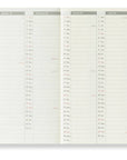 Travelers Notebook - 2026 Kalender, Weekly + Memo regular size