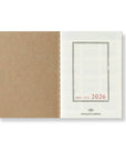 Traveler's Notebook Company - Passport - 2026 Kalender Weekly