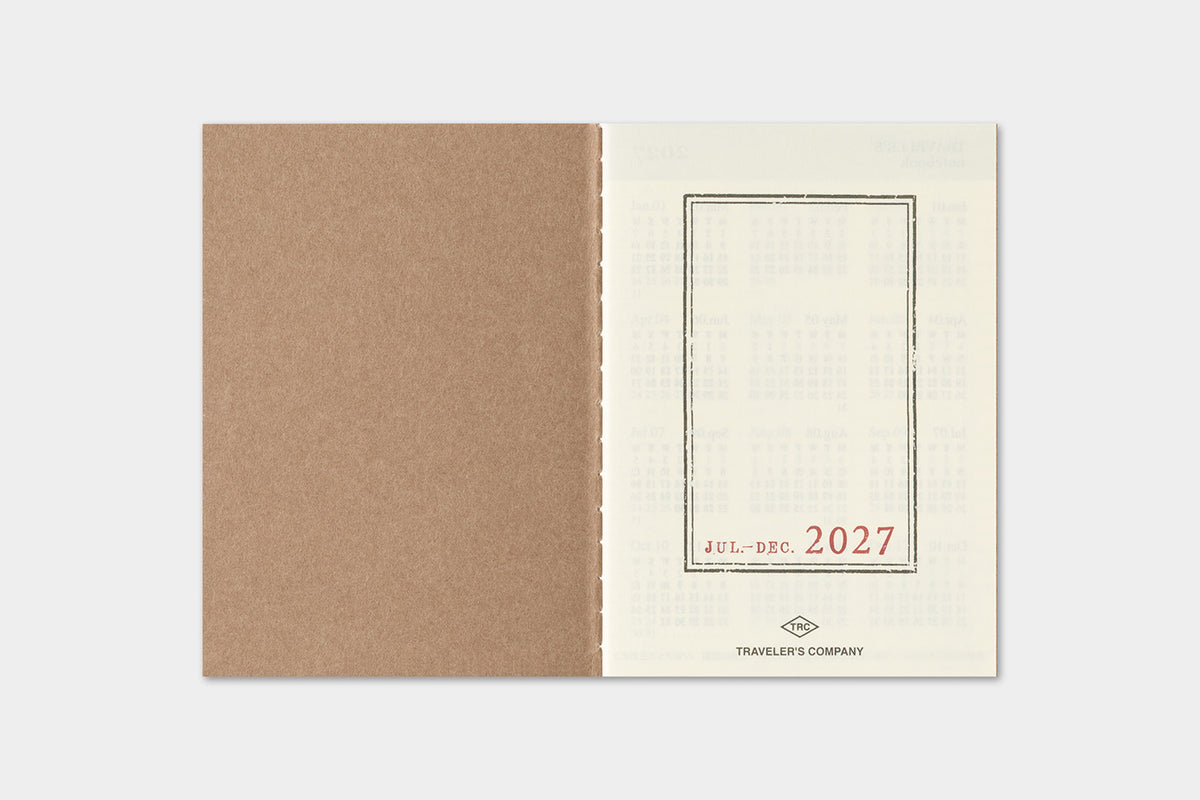 Traveler's Notebook Company - Passport - 2027 Kalender Weekly