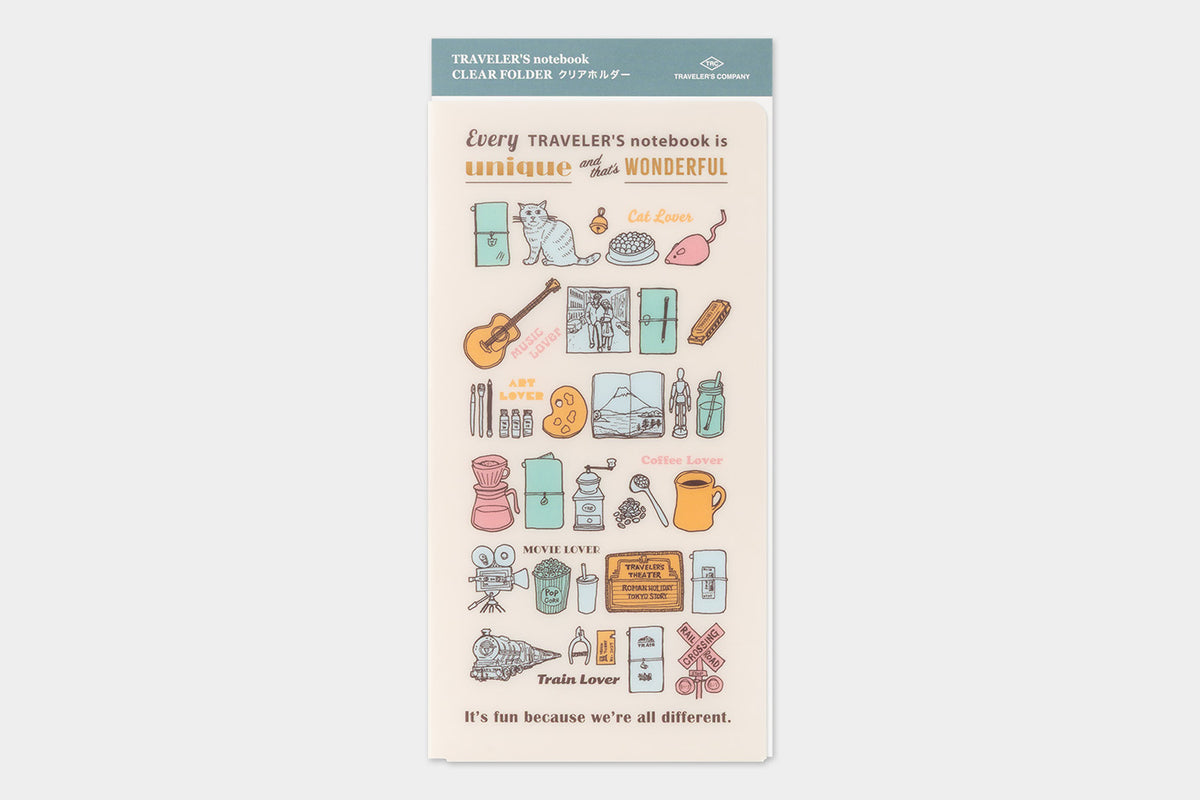Traveler's Notebook Company - Clear Folder regular size 2027