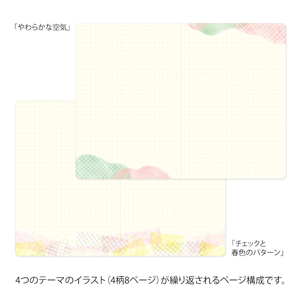 Yuru Log Notizheft Watercolour