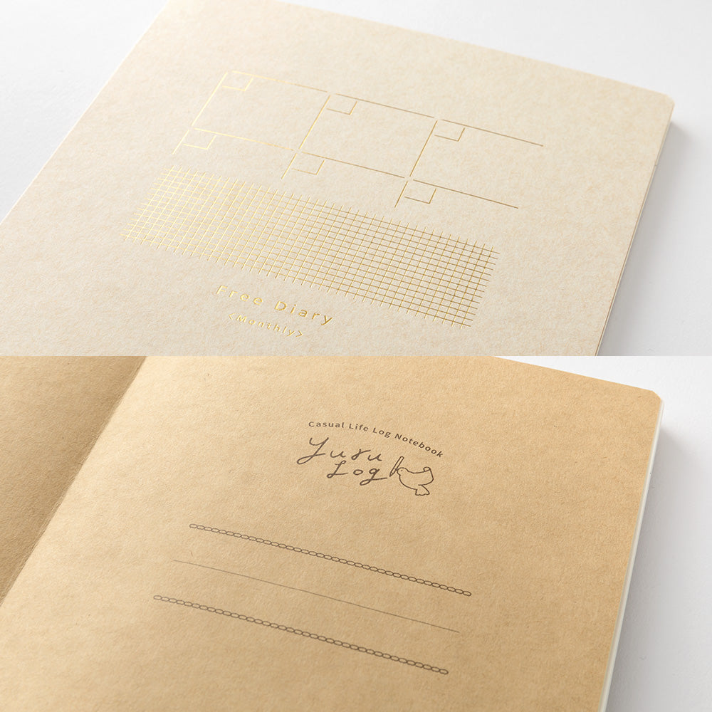 Yuru Log Notizheft Free Diary Monthly