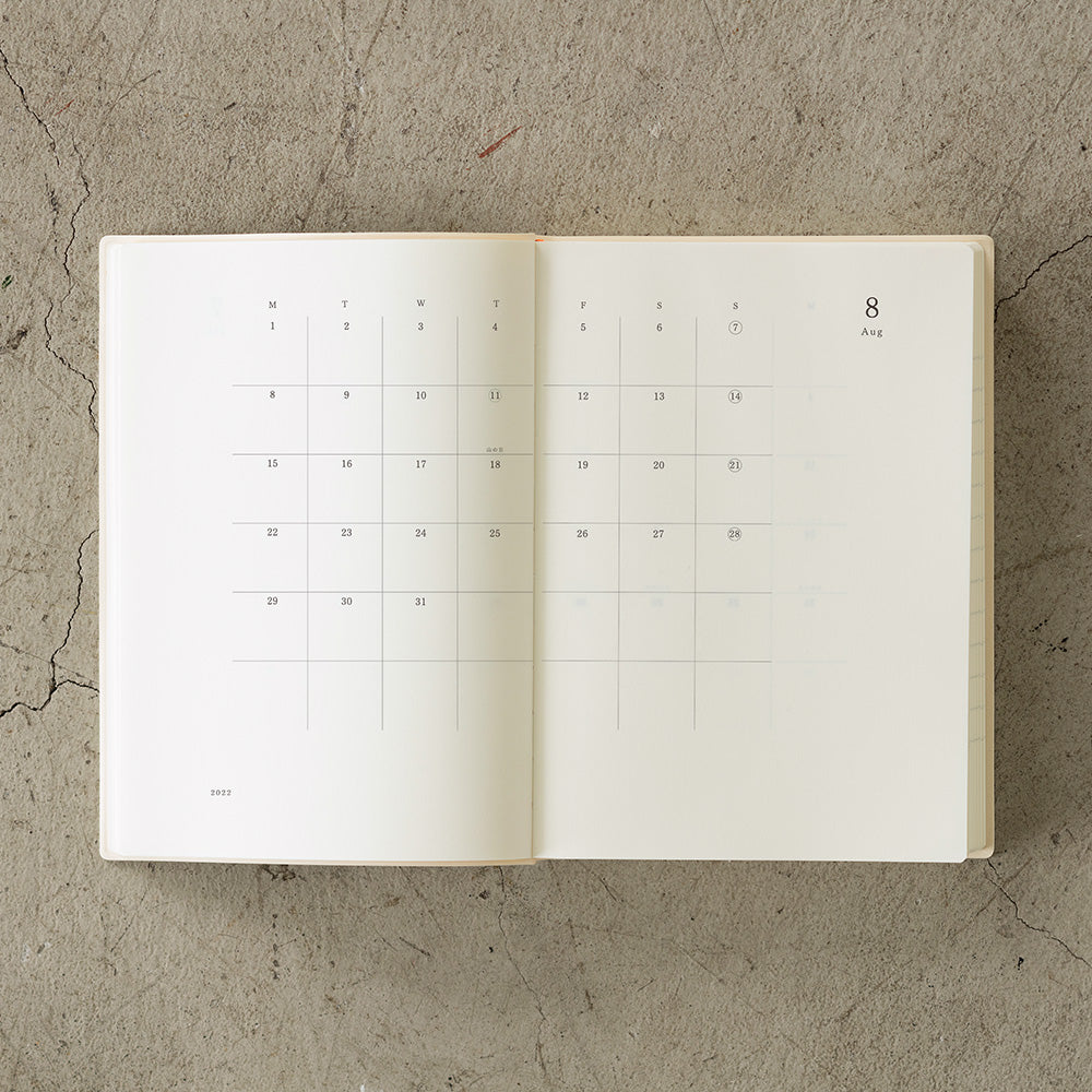 Midori 2024 MD Calendar A5 1 day 1 page