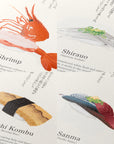 Echizen Wandkalender 2026 - Sushi