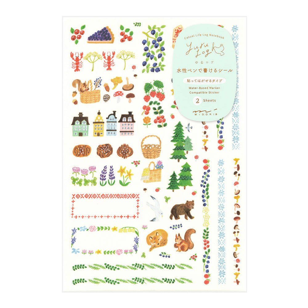 Yuru Log Sticker - Scandinavia