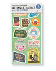 Traveler's Notebook - Kalender 2026 - Sticker Set