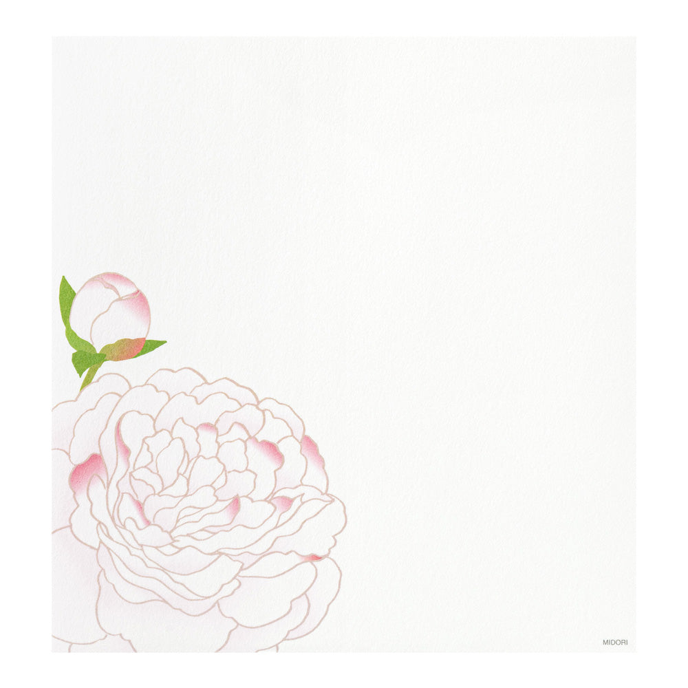 Midori - Seasonal Paper Briefpapier Edition Spring - Sommerblumen