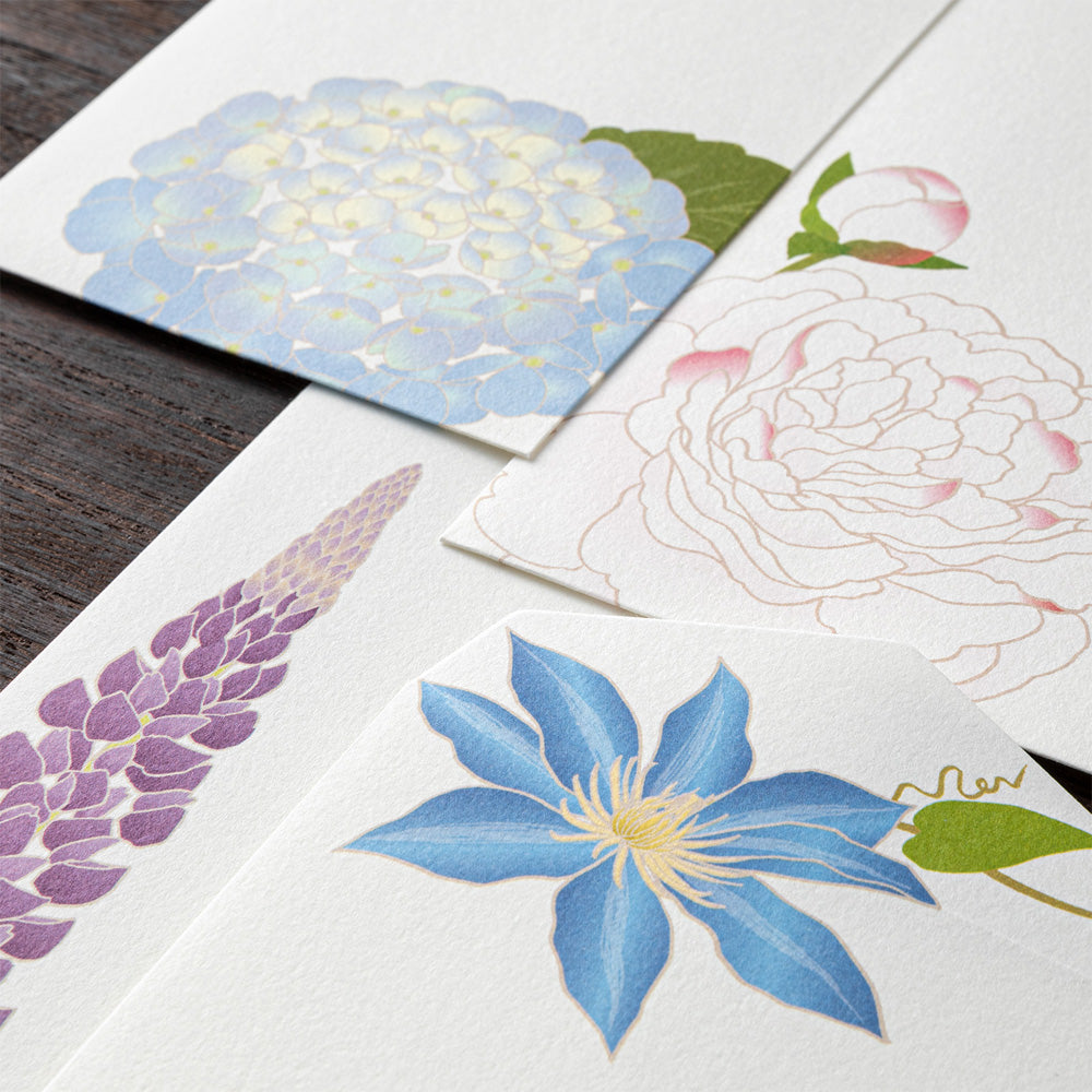 Midori - Seasonal Paper Briefumschlag Edition Summer - Sommerblumen