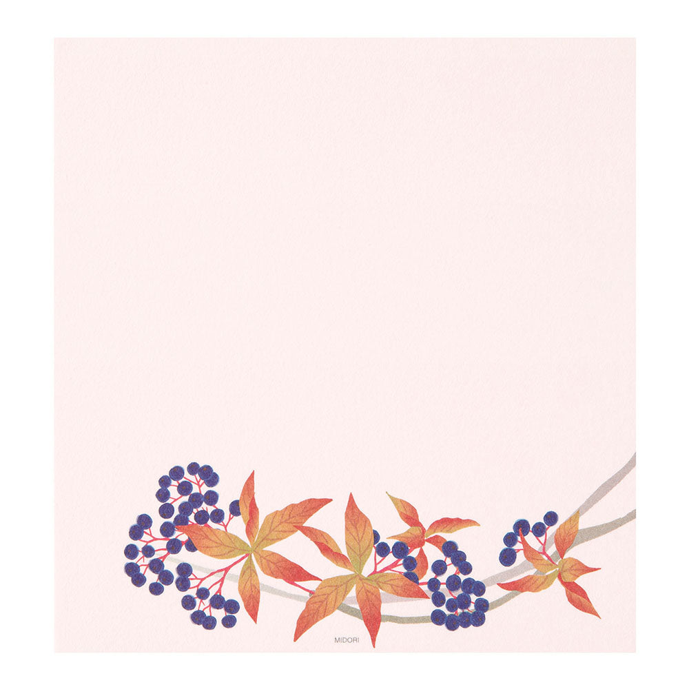 Midori - Seasonal Paper Briefpapier Edition Herbst