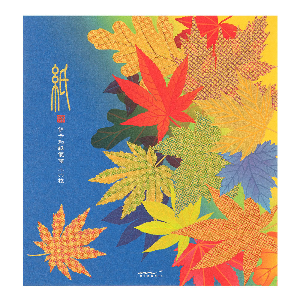 Midori - Seasonal Paper Briefpapier Edition Herbst - Blätter