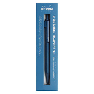 Rhodia script ballpoint pen navy