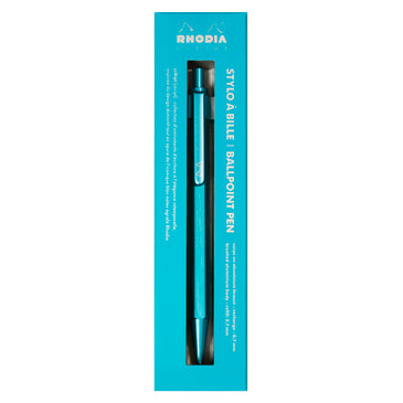 Rhodia script ballpoint pen turquoise