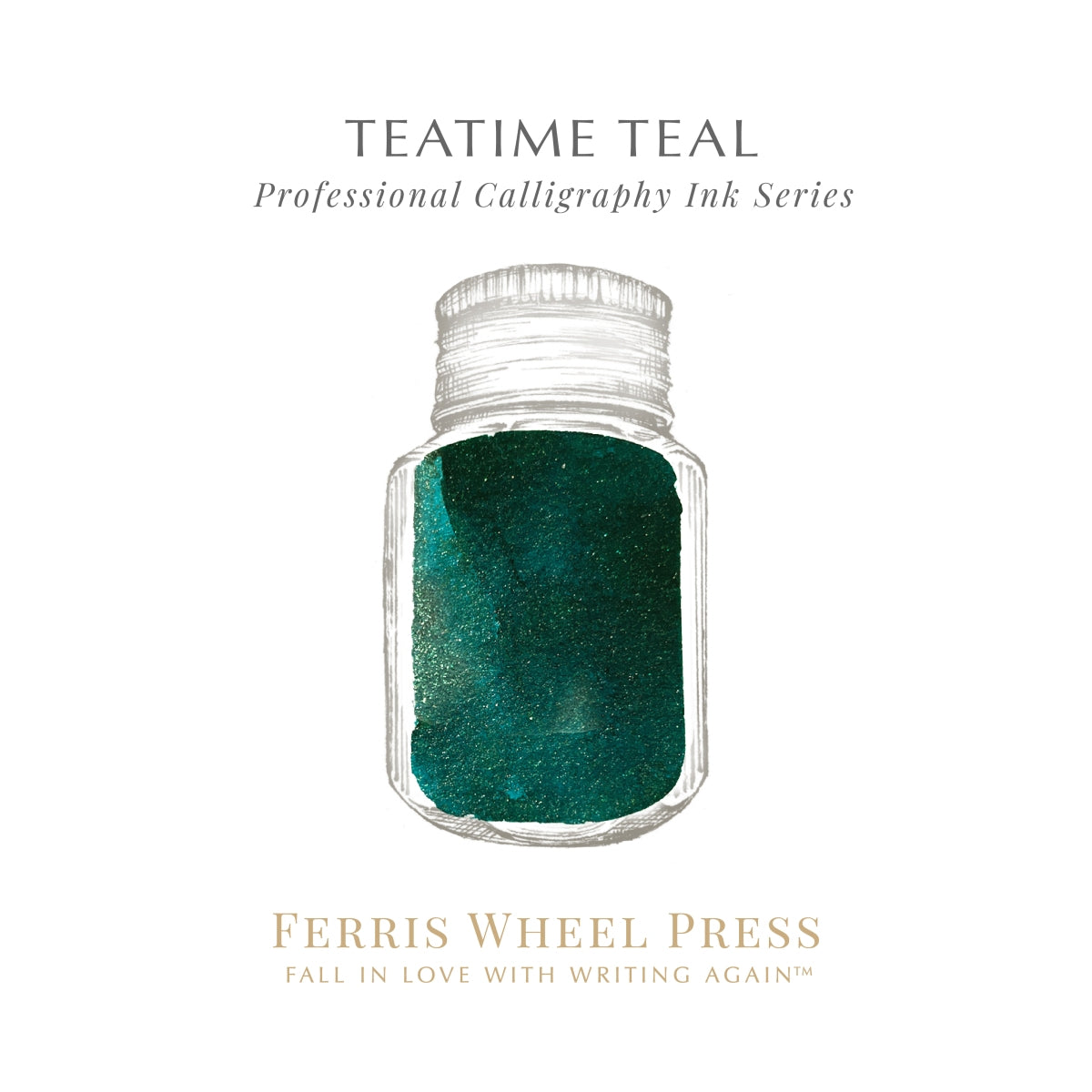 Ferris Wheel Press - Calligraphy Ink Teatime Teal