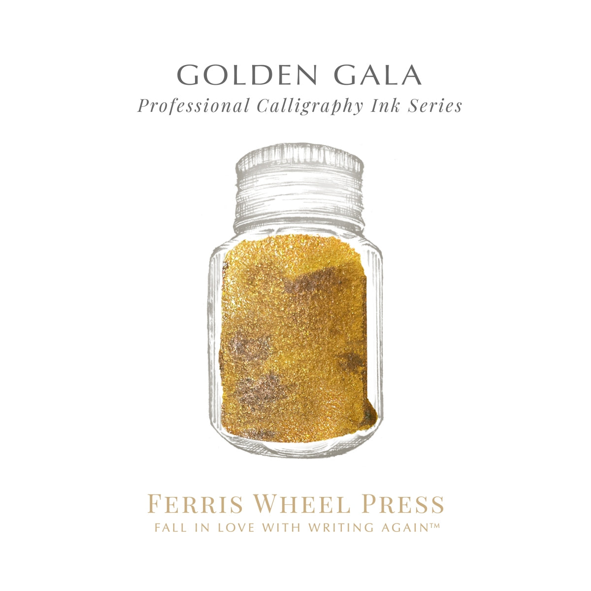 Ferris Wheel Press - Calligraphy Ink Golden Gala