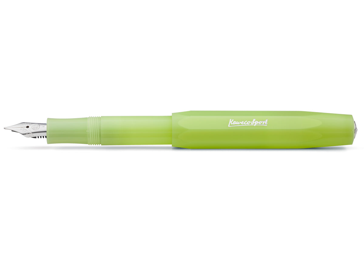 Kaweco Sport fountain pen Frosted Fine Lime