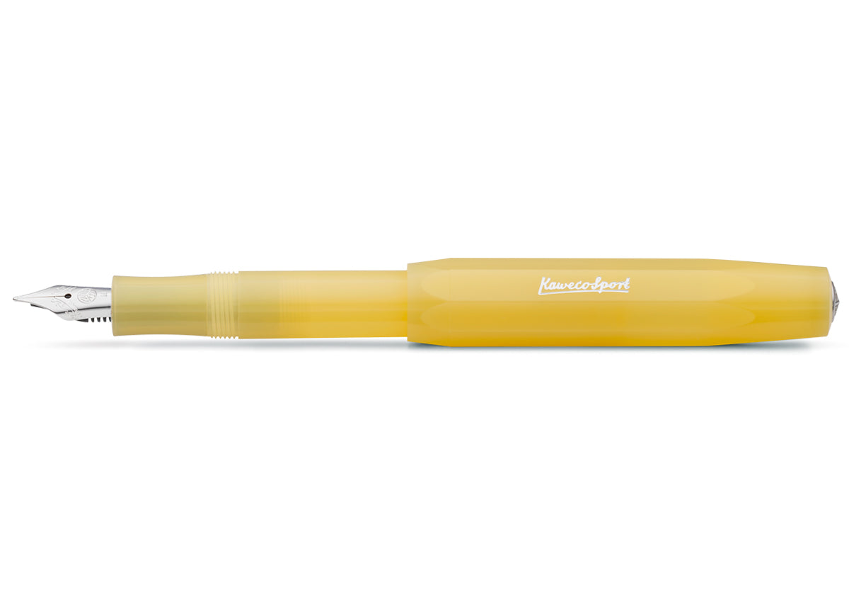Kaweco Sport fountain pen Frosted Sweet Banana