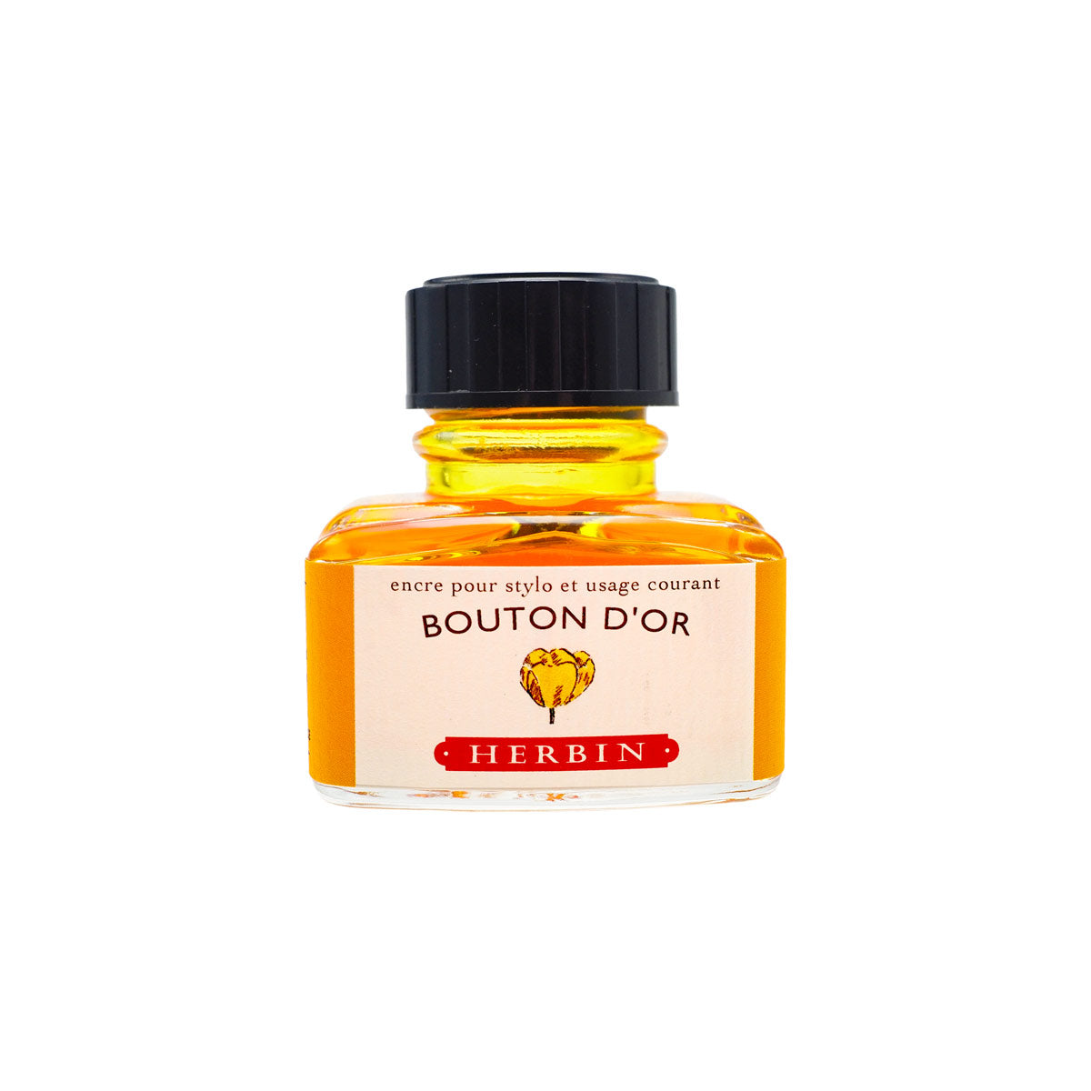 Herbin ink bottle buttercup yellow 30 ml / bouton d&#39;or