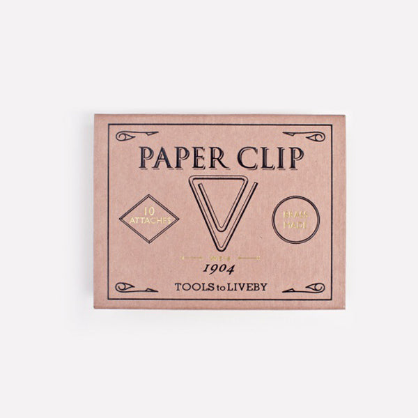 Tools to Liveby - Brass Paper Clips (Weis)