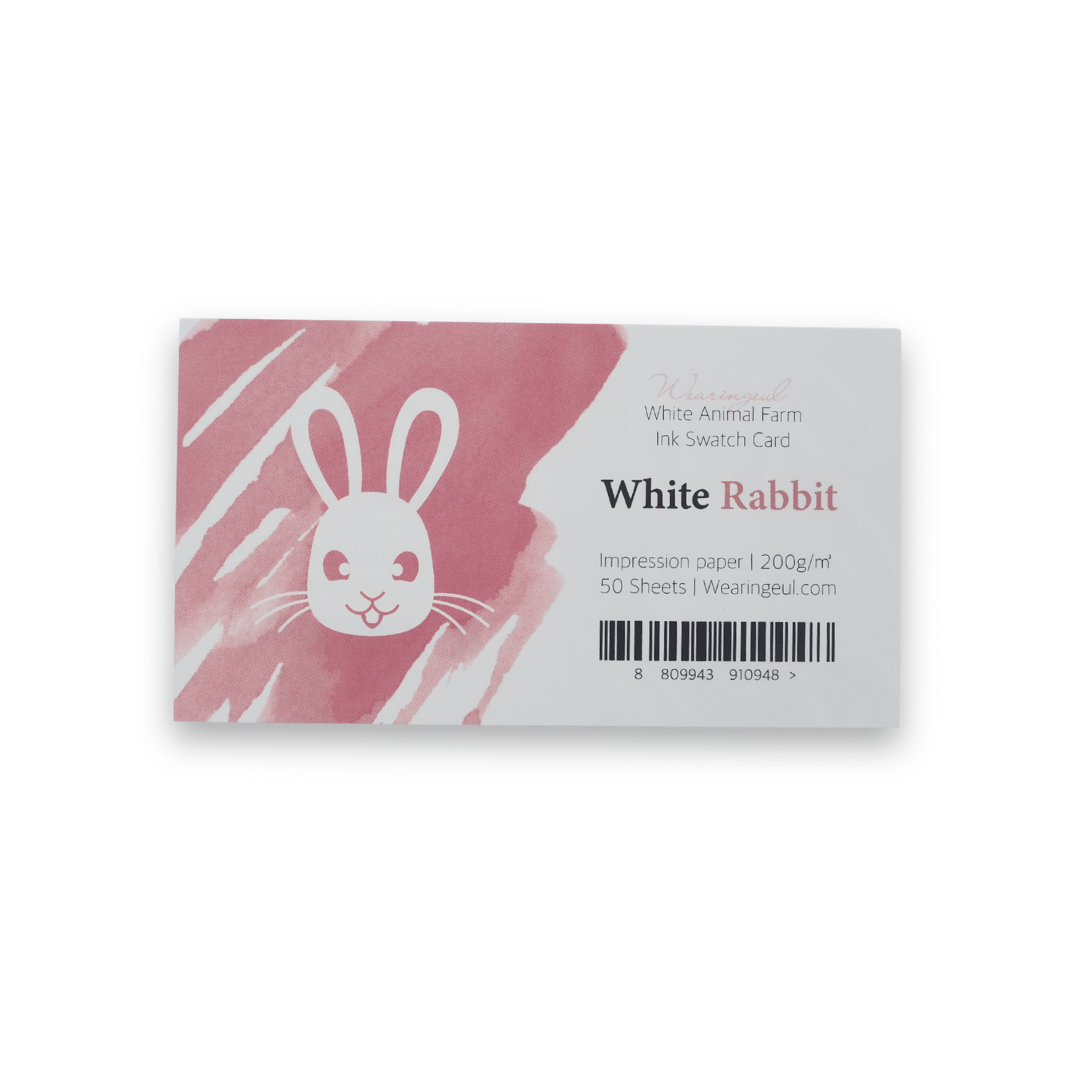 Wearingeul - Tintenswatch-Karten Rabbit