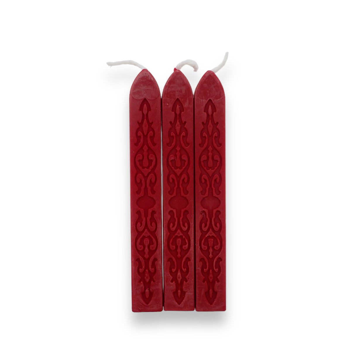 Maitres Engravers - 3 sealing wax sticks, dark red